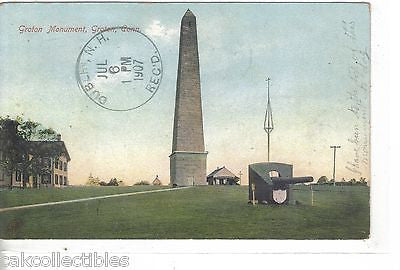 Groton Monument-Groton,Connecticut 1907 - Cakcollectibles