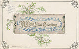 "A New Year Greeting"  John Winsch Postcard - Cakcollectibles - 1