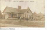 Creamery - North Branch, Michigan 1913 Horse and Buggies. Front of postcard- vintage post cards for sale