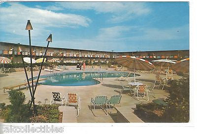 Swimming Pool,Western Hills Motor Inn-Shreveport,Bossier City,Louisana - Cakcollectibles - 1
