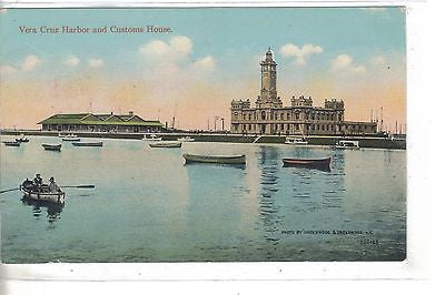 Vera Cruz Harbor and Customs House - Cakcollectibles