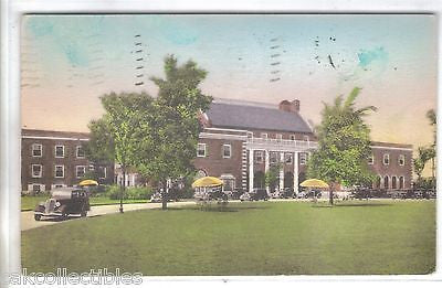 The Dearborn Inn-Dearborn,Michigan 1939 -Old Cars (Hand Colored) - Cakcollectibles