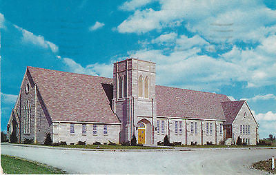 Evangelical United Brethren Church Washington,Indiana Postcard - Cakcollectibles - 1
