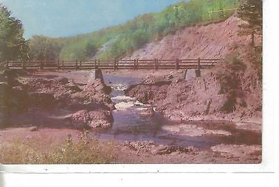 Rustic Bridge Crossing Bad River In Copper Falls State Park Near Mellen, Wis. - Cakcollectibles