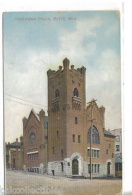 Presbyterian Church-Butte,Montana 1912 - Cakcollectibles