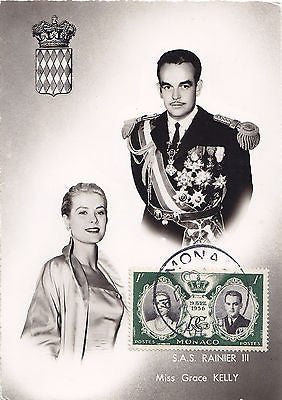S.A.S. Rainer lll And Miss Grace Kelly Monaco Postcard - Cakcollectibles - 1