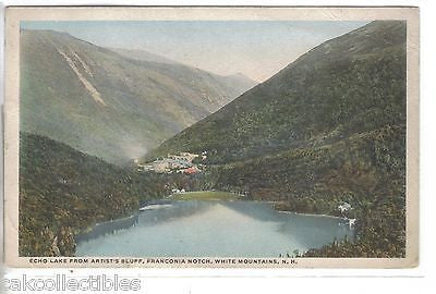 Echo Lake from Artist's Bluff-Franconia Notch,White Mts.,New Hampshire 1916 - Cakcollectibles