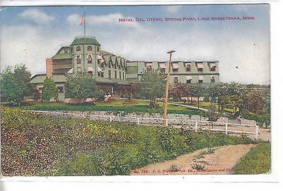 Hotel Del Otero,Spring Park-Lake Minnetonka,Minnesota 1910 postcard front