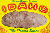 Greetings From Idaho "The Potato State" Postcard - Cakcollectibles - 1