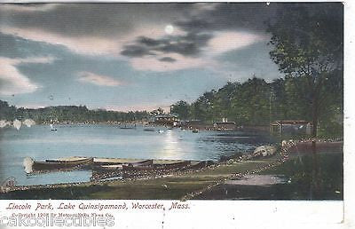Lincoln Park,Lake Quinsigamond-Worcester,Massachusetts UDB - Cakcollectibles