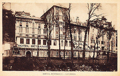 Hotel Bethanie Lourdes Postcard - Cakcollectibles