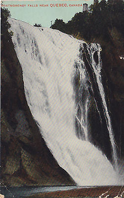 Montmorency Falls Near Quebec, Canada Postcard - Cakcollectibles - 1