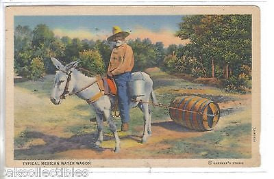 Typical Mexican Water Wagon 1938 - Cakcollectibles