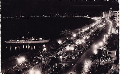 La Promenade Des Anglais La Nuit Postcard - Cakcollectibles