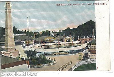 General View,White City-Savin Rock,Connecticut UDB - Cakcollectibles