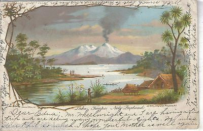 Lake Taupo-New Zealand 1903 - Cakcollectibles