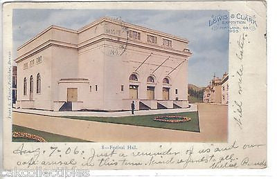 Festival Hall,Lewis & Clark Exposition-Portland,Oregon 1906 - Cakcollectibles - 1
