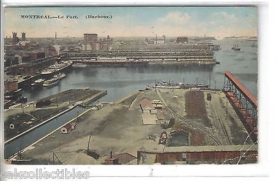 Montreal-Le Port (Harbour) 1919 - Cakcollectibles