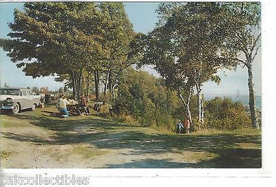 Roadside Parkway with Straits Bridge in Distance-St. Ignace,Michigan - Cakcollectibles - 1