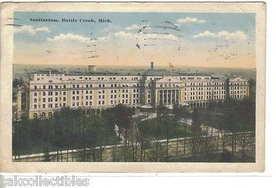 Sanitarium-Battle Creek,michigan 1916 - Cakcollectibles - 1