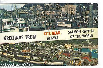 Greetings from Ketchikan,Alaska -Salmon Capital of The World 1963 - Cakcollectibles