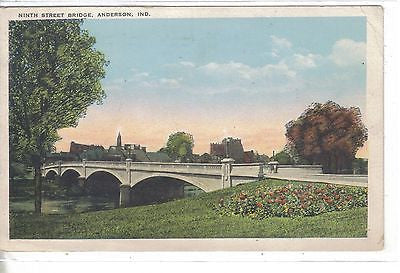 Ninth Street Bridge-Anderson,Indiana 1927 - Cakcollectibles