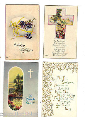 Lot of 4 Antique Easter Post Cards-Lot 43 - Cakcollectibles - 1