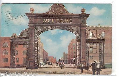 Welcome Arch-Denver,Colorado 1908 - Cakcollectibles