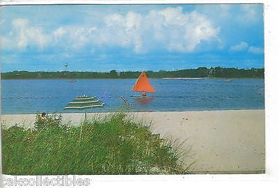 Sailing on East Bay in Osterville on Cape Cod,Massachusetts 1962 - Cakcollectibles