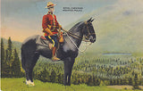 Royal Canadian Mounted Police In Canadian Forest Postcard - Cakcollectibles - 1