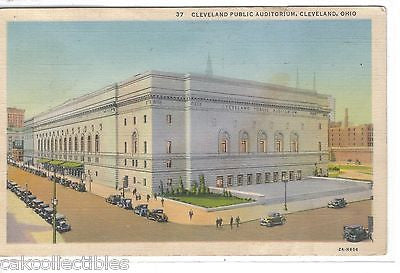 Cleveland Public Auditorium-Cleveland,Ohio 1940 - Cakcollectibles