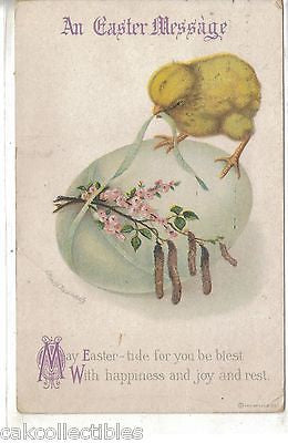 An Easter Message-Chick on Egg -Clappsaddle - Cakcollectibles - 1