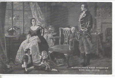 Washington's First Interview with Mrs. Custis - Cakcollectibles
