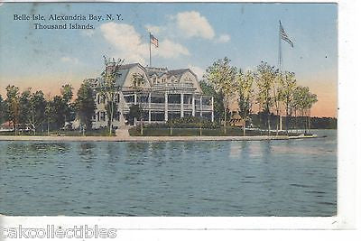 Belle Isle,Alexandria Bay,New York (Thousand Islands) 1916 - Cakcollectibles