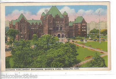 Ontario Parliament Buildings,Queen's Park-Toronto,Canada 1942 - Cakcollectibles