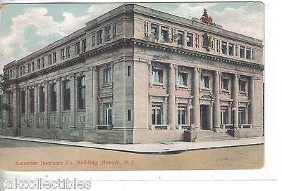 American Insurance Company Building-Newark,New Jersey 1908 - Cakcollectibles