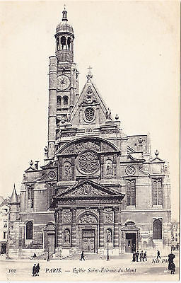 Paris Eglise saint Etienne Du Mont France Postcard - Cakcollectibles