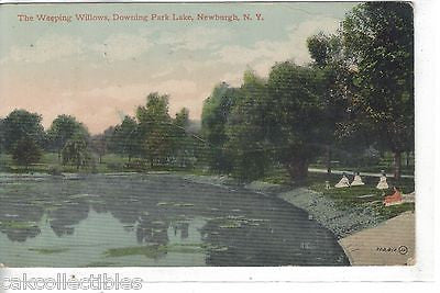 The Weeping Willows,Downing Park Lake-Newburgh,New York 1912 - Cakcollectibles