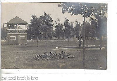 RPPC-Fountain in A Park-Thompsonville,Michigan ? 1908 - Cakcollectibles - 1