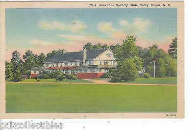 Benvenue Country Club-Rocky Mount,North Carolina 1943 - Cakcollectibles