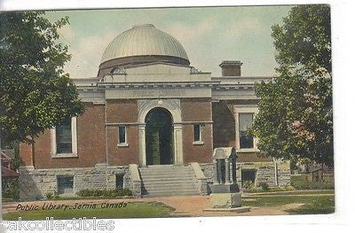 Public Library-Sarnia,Ontario,Canada 1911 - Cakcollectibles - 1