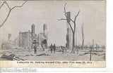 Lafayette Street,Looking toward City after Fire of June 25,1914 Salem,Mass. - Cakcollectibles - 1