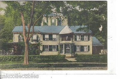 Wayside,Home of Hawthone-Concord,Massachusetts - Cakcollectibles