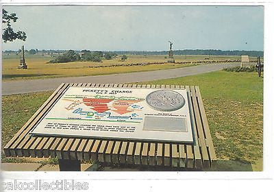 Vintage Post Card-Pickett's Charge-Gettysburg,Pennsylvania - Cakcollectibles
