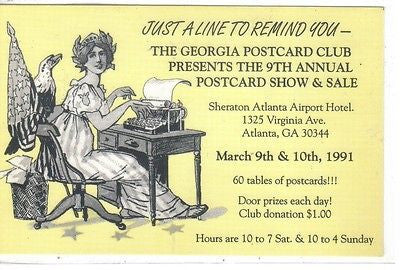 The Georgia Postcard Club, Atlanta, Georgia - Cakcollectibles