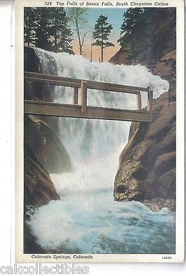 Top Falls of Seven Falls-South Cheyenne Canon-Colorado Springs,Colorado - Cakcollectibles