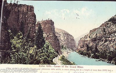 Echo Cliffs,Canon of The Grand River-Colorado 1907 - Cakcollectibles