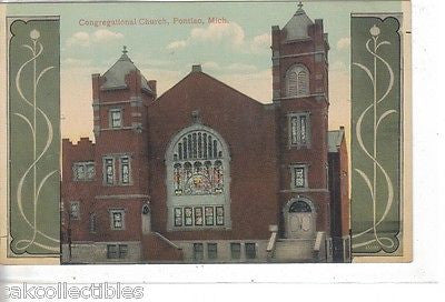 Congregational Church-Pontiac,Michigan - Cakcollectibles - 1