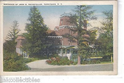 Residence of John D. Rockefeller-Tarrytown,New York - Cakcollectibles