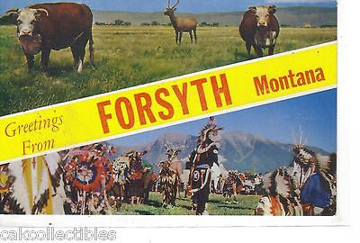 Greetings from Forsyth,Montana - Cakcollectibles